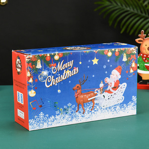 DAMAI Motorized Reindeer Sleigh Santa Figure Walking Elk <b>Pull</b> Sled <b>Light</b> Up Christmas Table Ornament Electric Christmas Toy - Product Image 4