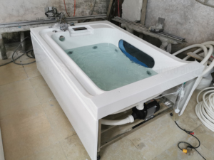 2 gonne <span class=keywords><strong>con</strong></span> pannello in vetro vasca idromassaggio idromassaggio piscine strutturali <span class=keywords><strong>bagno</strong></span> uso vasca idromassaggio jacuzzi interno spa testa terapia dell'acqua - Product Image 5