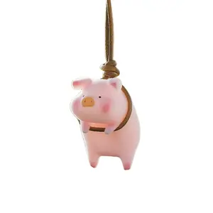 Car Hanging Accessories Rear View Mirror Pendant Lucky Love Piggy Hanging Ornament