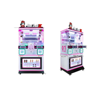 Mini-bébé Double grue Machine amusant langue anglaise jeu à pièces pour 2 joueurs Centre de jeu d'amusement