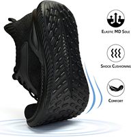 Chaussures de course larges pour hommes, légères, respirantes, confortables, à enfiler, pour l'entraînement, la salle de sport, le jogging, les vêtements décontractés, tige en mesh, automne