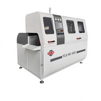 Scie à découper automatique sans queue YLS-NC-650 pour profilés en aluminium, 650 mm, alimentation servo, pour usine de traitement de fenêtres et de portes