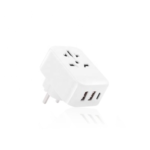 Adaptador de Viaje Mundial a Enchufe Europeo, Convertidor de Corriente, Cargador Europeo - Product Image 2