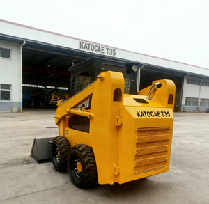 БЕСПЛАТНАЯ ДОСТАВКА KATOCASE Мини-погрузчик 2.6 тонны с двигателем EPA 36700 Вт, ковш 0.3 м, короткий радиус поворота, колесный погрузчик, двигатель и насос - Product Image 4