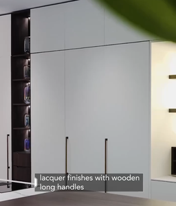 가구 팬트리 풀세트 주방 캐비닛 원목 & MDF 풀 아일랜드 싱크대 포함 조립식 주방 캐비닛 - Product Image 3