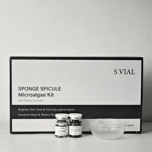 Kit de Espículas de Esponja al por Mayor, Suero Líquido con Ácido Hialurónico y Algas Marinas para el Cuidado Facial, Acné y Pigmentación con Espículas de Esponja Liofilizadas - Product Image 3