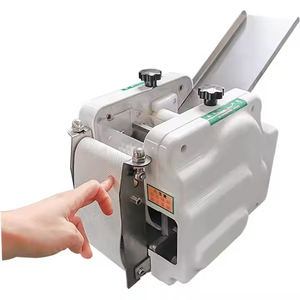 Machine Commerciale Automatique de Fabrication de Pâtes à Crêpes, Raviolis, Empanadas, Gyoza, Pizza, Wonton, en Acier Inoxydable 304 avec Moteur - Product Image 3