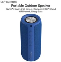 Haut-parleur portable professionnel S513 pour extérieur, double haut-parleur de 52 mm, son immersif à 360°, puissance de 10 W, étanche IPX5, caisson de basses