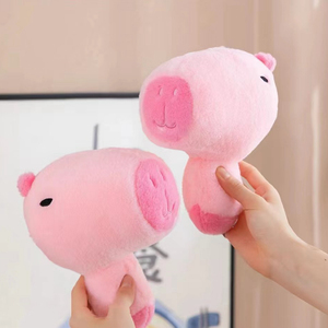 Sèche-cheveux rose d'usine Capybara, jouets en peluche de 8 pouces, cadeaux d'animaux en peluche doux et mignons pour Noël, styles multiples créatifs, animaux en peluche - Product Image 1