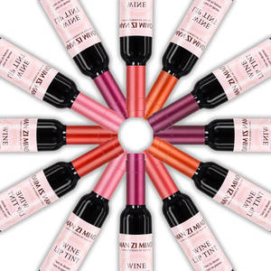 Venta al por mayor 6 colores mate líquido lápiz <span class=keywords><strong>labial</strong></span> maquillaje botella de vino estilo de larga duración duradero brillo de labios belleza cosméticos conjunto <span class=keywords><strong>labial</strong></span> - Product Image 3