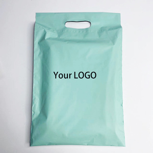 Thân thiện với môi biểu tượng tùy chỉnh màu be túi bưu phẩm mùa hè quần áo đóng gói nhựa vận chuyển túi với xử lý cho doanh nghiệp nhỏ - Product Image 4