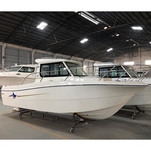 Bateau de pêche robuste en fibre de verre 7m, bateau rapide de baie, croiseur offshore pour pêcheurs professionnels, haute performance, directement de l'usine - Product Image 1