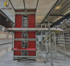 Cages à poulets à étages multi-niveaux Jinmuren pour fermes avicoles domestiques, poulaillers en matériau galvanisé, faciles à assembler - Product Image 4