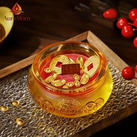 Bougie parfumée Feng Shui chinoise pour la prospérité, pot à argent porte-bonheur, attirant la prospérité, décoration intérieure, cadeau pour le Nouvel An et les affaires