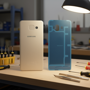 Cover Posteriore Originale Dorata per Galaxy A3 2016, Parte di Ricambio - Product Image 1