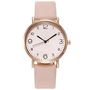 New women's watch simple digital dial leather strap stylish and casual women's <b>wristwatch</b> - Product Image 4
