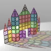 2022 नई डिजाइन 100pcs 3D चुंबक खिलौना सेट चुंबकीय टाइल्स चुंबकीय इमारत ब्लॉकों बच्चों के खिलौने