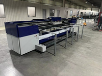 Acetek Imprimante hybride Uv à courroie en latex grand format 3.2m DTF et plat pour machine d'impression en cuir PU