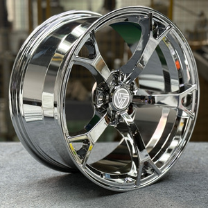 ล้อฟอร์จโมโนบล็อกโครเมียมแบบกำหนดเอง XINLAI 5 ก้าน ขนาด 18x9.5 5x114.3 4 ชิ้น ใหม่ สำหรับ 350Z 370Z GT-R และ Silvia - Product Image 3