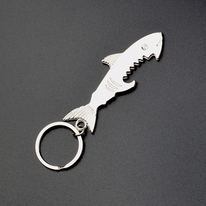 فتاحة بيرة معدنية على شكل قرش ، سلسلة مفاتيح ، هدايا ترويجية ، زجاجة - Product Image 4