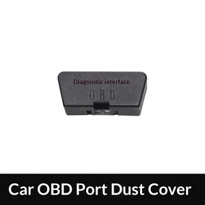 Cache de protection en plastique pour <span class=keywords><strong>interface</strong></span> OBD, anti-poussière, pour diagnostic informatique, modification et décoration noire supplémentaire - Product Image 5