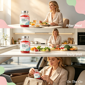 Gomitas Veganas Herbales <span class=keywords><strong>para</strong></span> la Pérdida <span class=keywords><strong>de</strong></span> Peso OEM ODM con <span class=keywords><strong>Vinagre</strong></span> <span class=keywords><strong>de</strong></span> <span class=keywords><strong>Sidra</strong></span> <span class=keywords><strong>de</strong></span> <span class=keywords><strong>Manzana</strong></span> <span class=keywords><strong>para</strong></span> Adultos, Queman Grasa, Suprimen <span class=keywords><strong>el</strong></span> Apetito, Aceleran <span class=keywords><strong>el</strong></span> Metabolismo, GMP - Product Image 6
