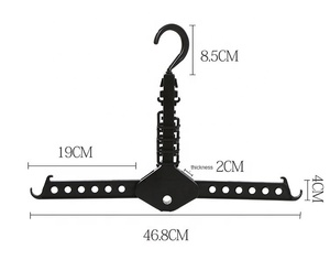 Wholesale <strong>Multi</strong> Functional Foldable Storage Rack Magic Clothes <strong>Hanger</strong> - Product Image 2