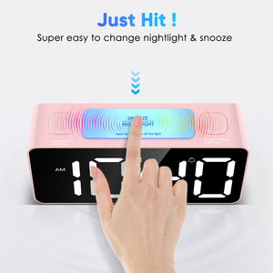 RGB rung Đồng Hồ Báo Thức Lớn lớn in bàn đồng hồ - Product Image 2