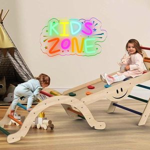 Kids Zone Letreros Neon LED indoor hanging ambient light shop <b>sign</b> wall decoration light entrance indicator light luminous <b>sign</b> - Product Image 4