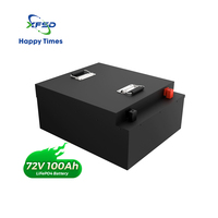 Baterai Lifepo4 72v 100ah daya tahan tinggi untuk kereta Golf 6000 siklus Bms pintar Universal cocok untuk kendaraan listrik 2/3/4 roda