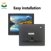 Monitor LCD Industrial de 8 Pulgadas 1024*768 4:3 Entrada HDM-I VGA Pantalla Integrada de 12V para Raspberry Pi PC Industrial