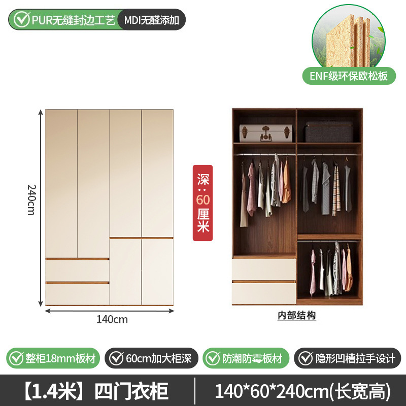 Armoire quatre portes 140*240