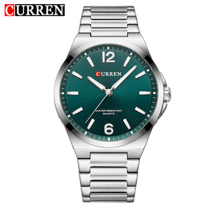 Montre à quartz CURREN 8493 pour homme, avec aiguilles lumineuses, calendrier, style business, montre-bracelet de luxe en acier inoxydable - Product Image 5