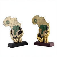 Ornement de bureau créatif en métal moulé sous pression, souvenir personnalisé, plaqué électrolytiquement, pour célébration d'anniversaire, cadeau d'affaires, trophée