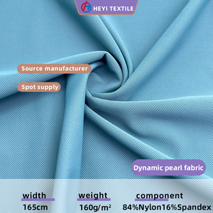 ガールズ86% ナイロン14% スパンデックスポロシャツ生地快適で速乾性スポーツウェア & 水着150gsmプレーンスタイル - Product Image 5