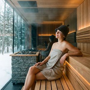 Gorro de Sauna de Fieltro de Lana con Logotipo Personalizable, Estilo Moderno y Simple, Ideal como Regalo Promocional para Spa y Bienestar - Product Image 6