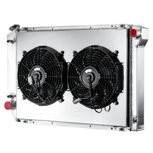 Radiador y Ventilador GTGMOTO de 4 Filas para Ford F150 F250 F350 <span class=keywords><strong>Bronco</strong></span> 1980-<span class=keywords><strong>1984</strong></span> 5.0 5.8L 7.5L - Product Image 1