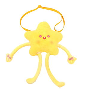 Bolso <span class=keywords><strong>de</strong></span> Peluche con Forma <span class=keywords><strong>de</strong></span> <span class=keywords><strong>Estrella</strong></span>, Suave y Adorable, Tipo Muñeca <span class=keywords><strong>de</strong></span> Dibujos Animados, para Mujeres y Niñas, OEM/ODM - Product Image 1