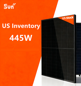Sunplus 25-Year Warranty 445W Black <b>Solar</b> <b>Panels</b> with 210mm Half Cell Glass Front Cover for Residential USA Reasonable Inventory - Product Image 1