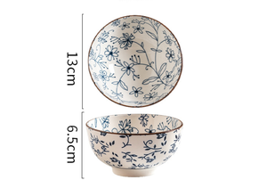 Bol à céréales turc bohème de 5 pouces soupe salade céramique tonne Ramen bols lot de 4 bols - Product Image 6