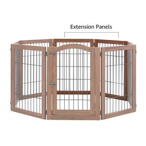 Pagar hewan peliharaan Premium Diy kualitas tinggi dalam ruangan 65cm baru bisa ditarik gerbang keselamatan bayi pagar penghalang hewan peliharaan dengan <span class=keywords><strong>2</strong></span> panel untuk dijual - Product Image 5