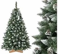 Árbol de Navidad Artificial Delgado, árbol de Navidad Artificial para decoración de vacaciones, 7 pies (210cm)