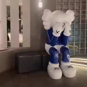 Su misura per l'<span class=keywords><strong>orso</strong></span> violento statuetta in resina di vetro in fibra di vetro scultura per la decorazione per la casa artigianato <span class=keywords><strong>orso</strong></span> statua per il regalo - Product Image 2