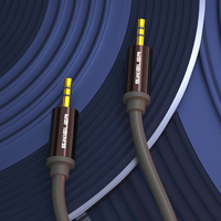 Adaptateur Jack 1/8, câble Aux plaqué or, câble Jack 3,5 mm, son stéréo haute fidélité, câble audio 3,5 à 3,5 TRS pour casque, haut-parleur de voiture