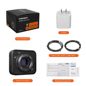 Caméra YONGNUO YN433 HD 4K en direct avec monture USB M3/4 pour studio, réunions, vidéoconférences, Facebook, vlogs, caméras numériques d'extérieur - Product Image 5