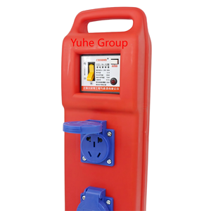 Portable Handheld Distribution <b>Box</b>, Two-Position, Blue, 5-Hole - Product Image 5