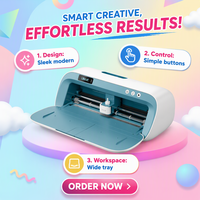 Cortadora de Vinilo Inteligente Likcut S41 Xtra con Pantalla LCD, Plotter Inalámbrico de 8 Pulgadas para Manualidades, Pegatinas y Grabado en Relieve - Compatible con PC/MAC/iOS/Android