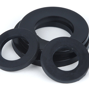 Bán buôn Đen Nylon phẳng Gasket Vít Máy giặt M2.5/m3/M4/<span class=keywords><strong>M5</strong></span>/M6 với kết thúc đồng bằng - Product Image 1