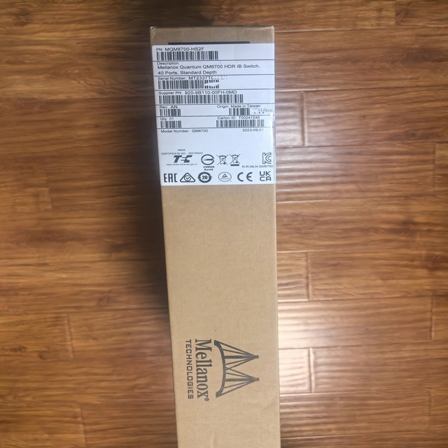 MQM8700-HS2F Brand New Original HDR 200Gb/s InfiniBand Switch