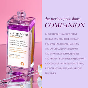 Huile après-rasage pour femmes, huile après-rasage douce à la vanille pour femmes, apaise et hydrate, sérum après-rasage pour prévenir les poils incarnés - Product Image 4